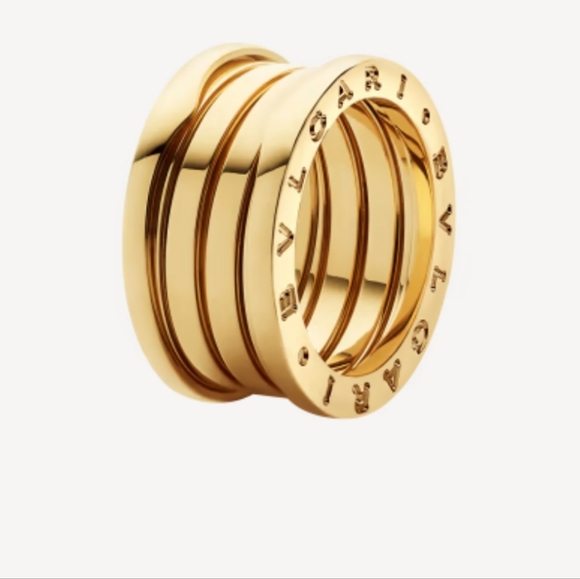 BVLGARI Other - BVLGARI MNXZX4 57 AU750 4-Band Ring B.Zero1 18k Gold New